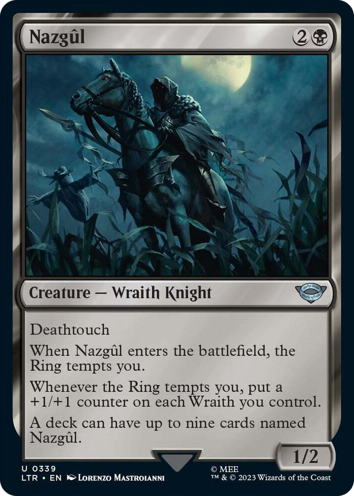 Nazgul (0339) #339 U - Universes Beyond: The Lord of the Rings: Tales of Middle-earth Pokemon card