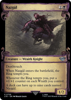 0728 Nazgul (0728) (Showcase Scrolls) U Universes Beyond: The Lord of the Rings: Tales of Middle-earth