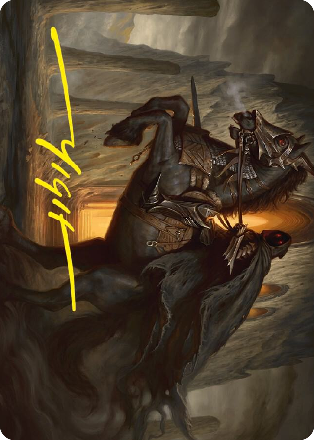 0053 Nazgul Art Card (Gold-Stamped Signature) S Art Series: Universes Beyond: The Lord of the Rings: Tales of Middle-earth