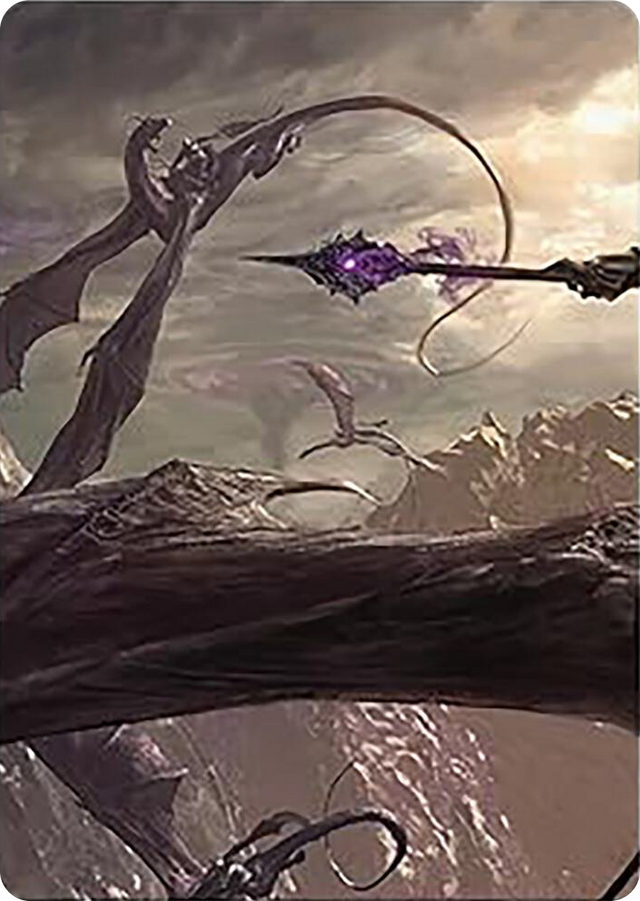 0020 Nazgul Battle-Mace Art Card S Art Series: Universes Beyond: The Lord of the Rings: Tales of Middle-earth
