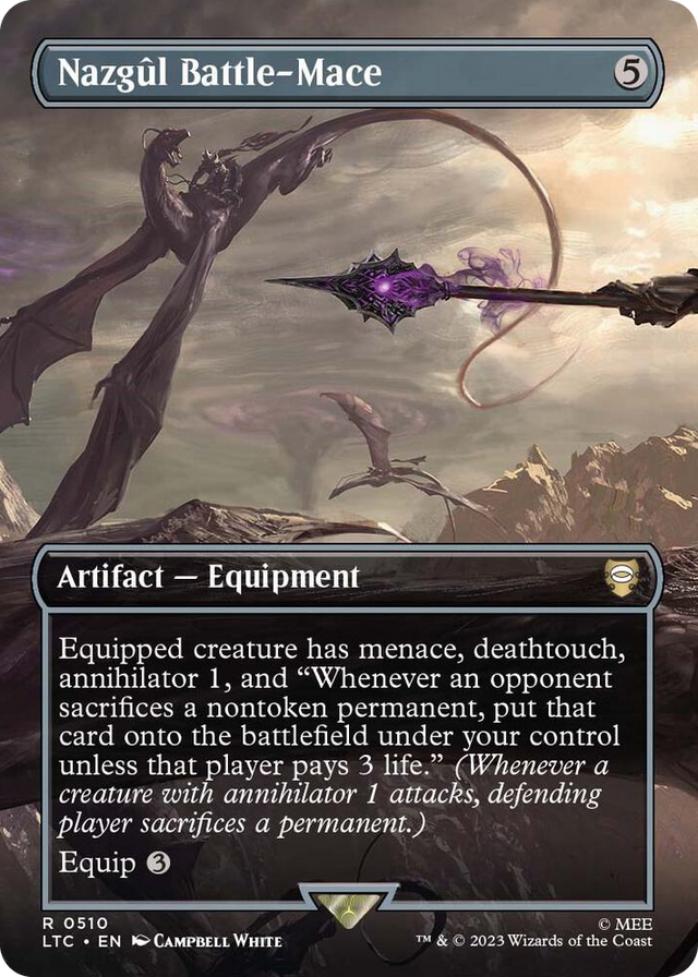 0510 Nazgul Battle-Mace (Borderless) R Commander: The Lord of the Rings: Tales of Middle-earth