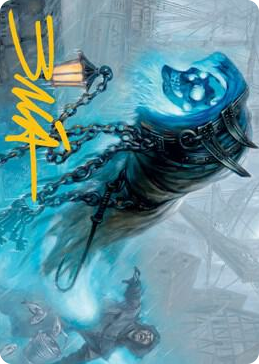0027 Nebelgast Intruder Art Card (Gold-Stamped Signature) S Art Series: Innistrad: Midnight Hunt