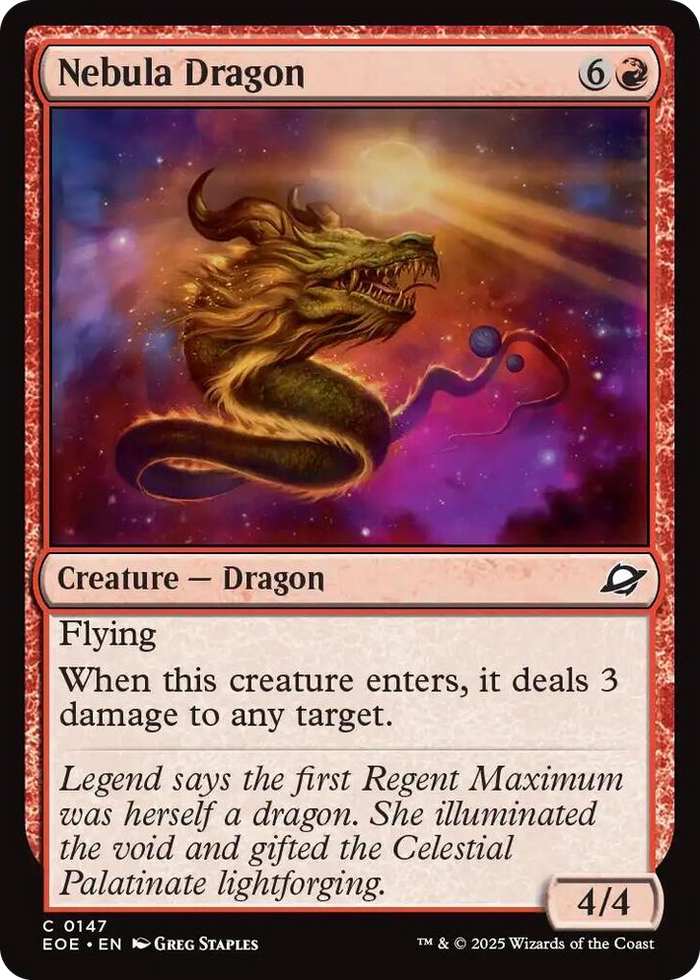 Nebula Dragon #147 C - Edge of Eternities Pokemon card