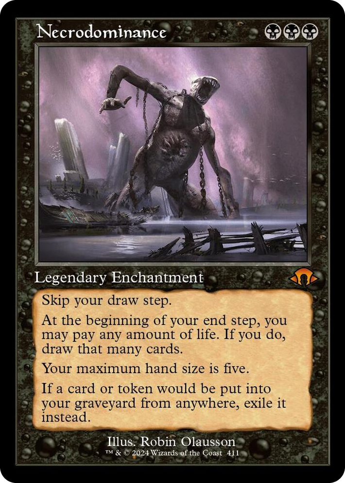 0411 Necrodominance (Retro Frame) M Modern Horizons 3