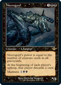 0398 Necrogoyf (Retro Frame) (Foil Etched) R Modern Horizons 2