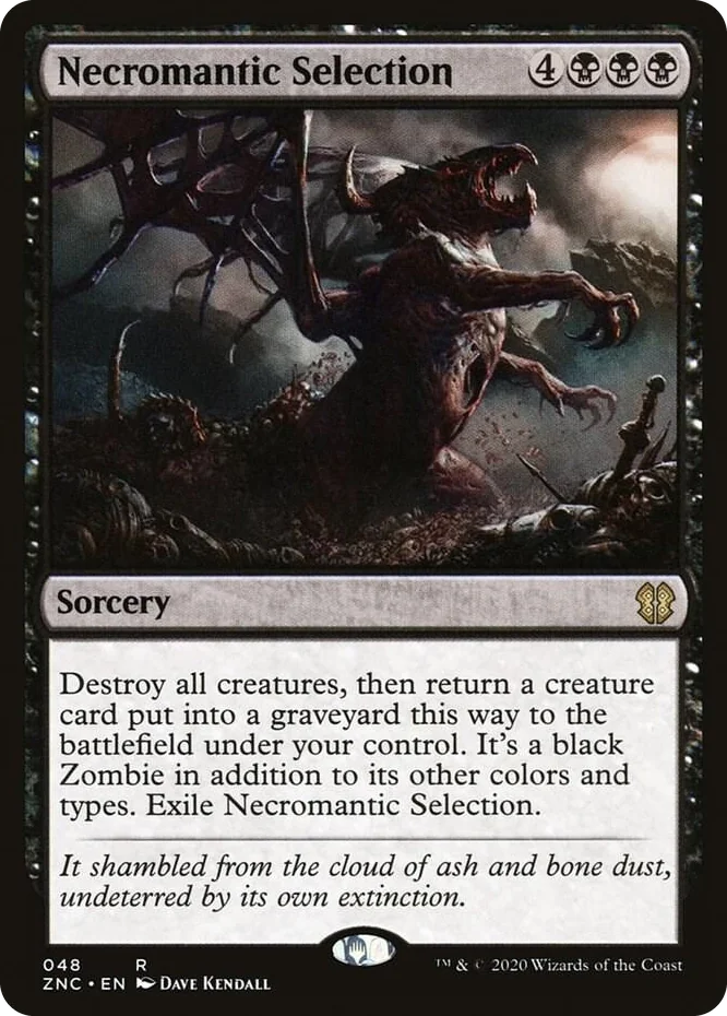 0048 Necromantic Selection R Commander: Zendikar Rising