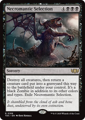 0189 Necromantic Selection R Commander: Tarkir: Dragonstorm