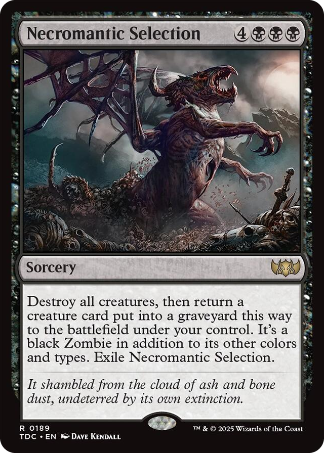 0189 Necromantic Selection R Commander: Tarkir: Dragonstorm