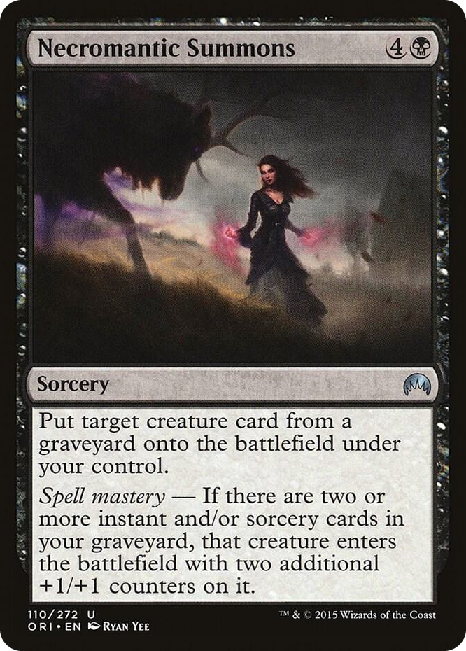 0110 Necromantic Summons U Magic Origins
