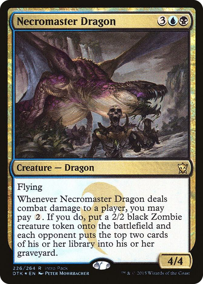 Necromaster Dragon #226 R - Unique and Miscellaneous Promos Pokemon card