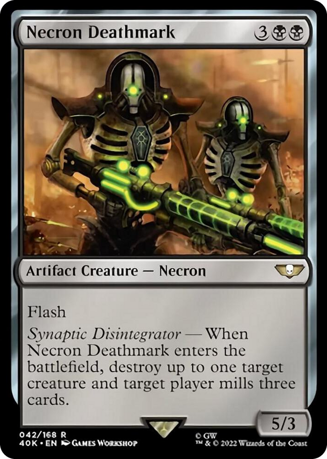 0042 Necron Deathmark (Surge Foil) R Universes Beyond: Warhammer 40,000