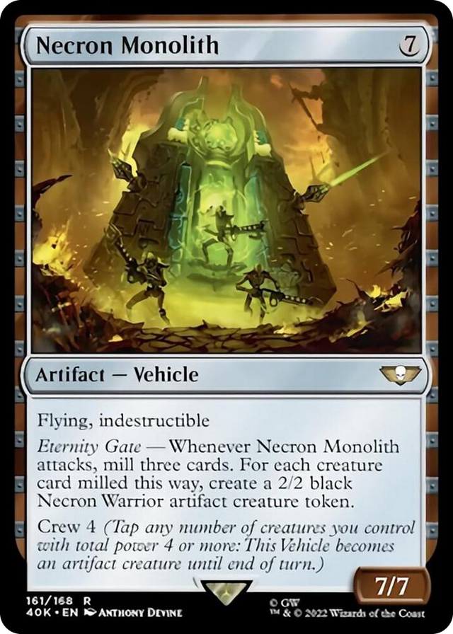 0161 Necron Monolith (Surge Foil) R Universes Beyond: Warhammer 40,000