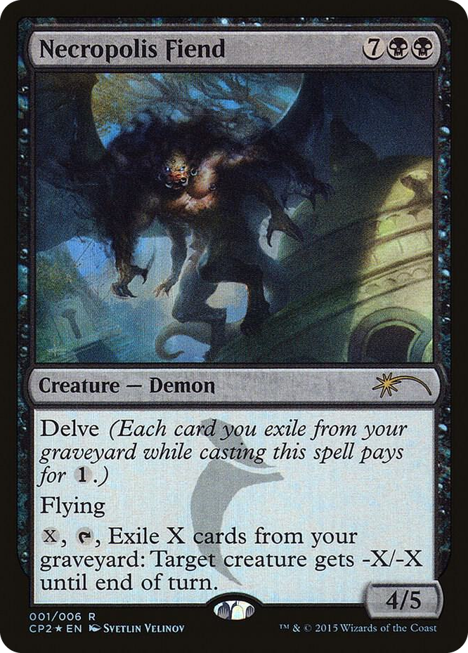 0001 Necropolis Fiend R Unique and Miscellaneous Promos