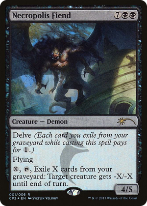 0001 Necropolis Fiend R Unique and Miscellaneous Promos