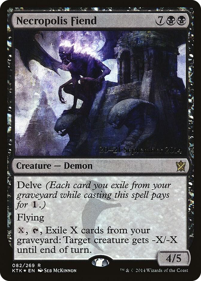 Necropolis Fiend #82 R - Prerelease Cards Pokemon card