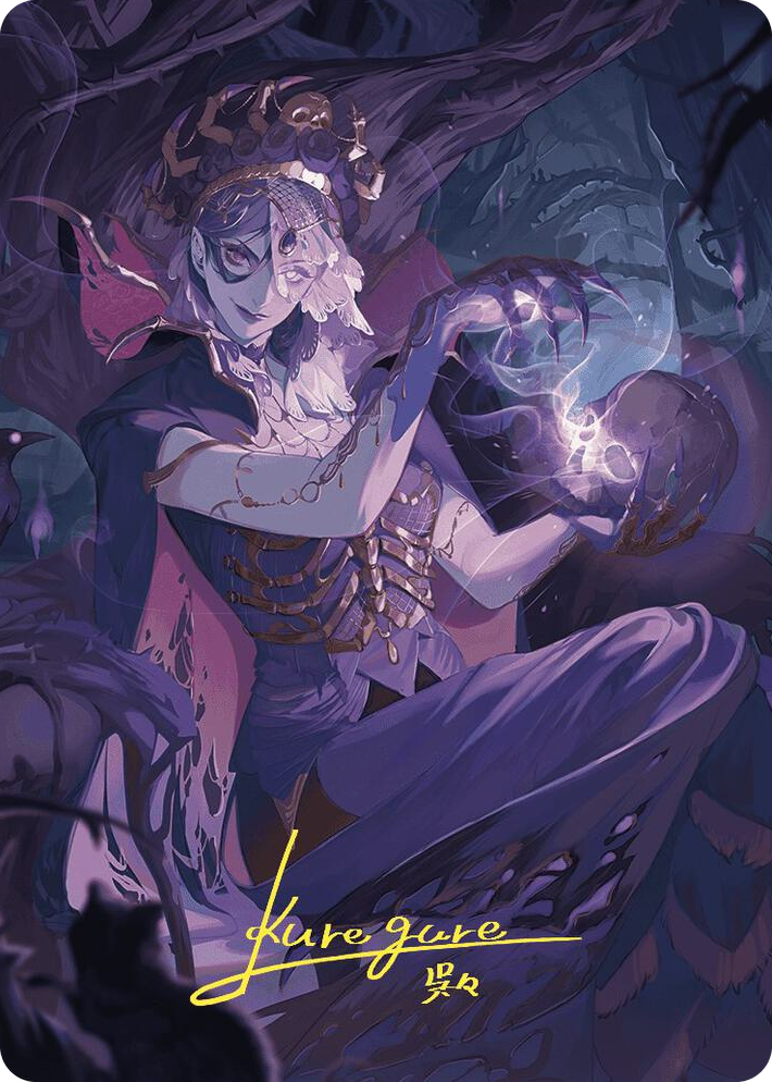 0080 Necropotence Art Card (Gold-Stamped Signature) S Art Series: Wilds of Eldraine