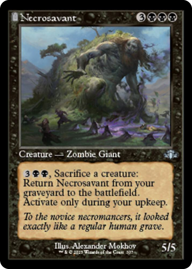 0307 Necrosavant (Retro Frame) U Dominaria Remastered