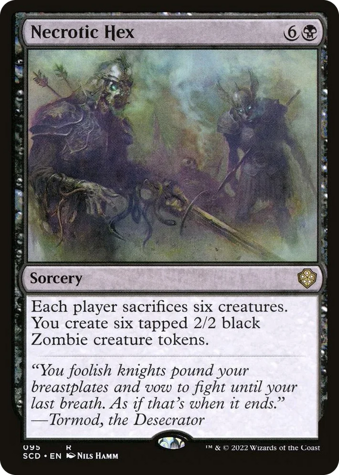 0095 Necrotic Hex R Starter Commander Decks