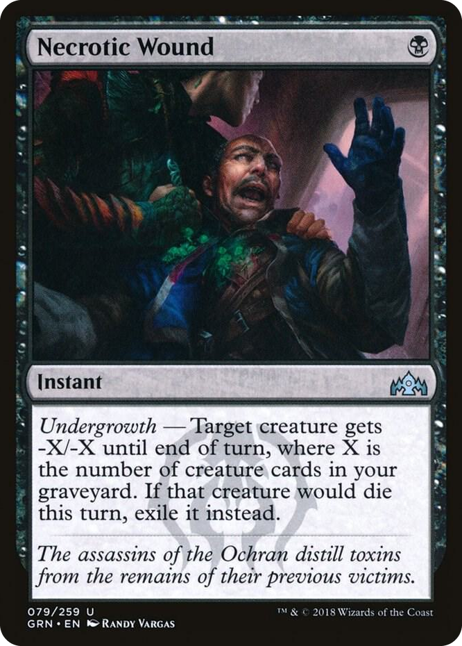 0079 Necrotic Wound U Guilds of Ravnica