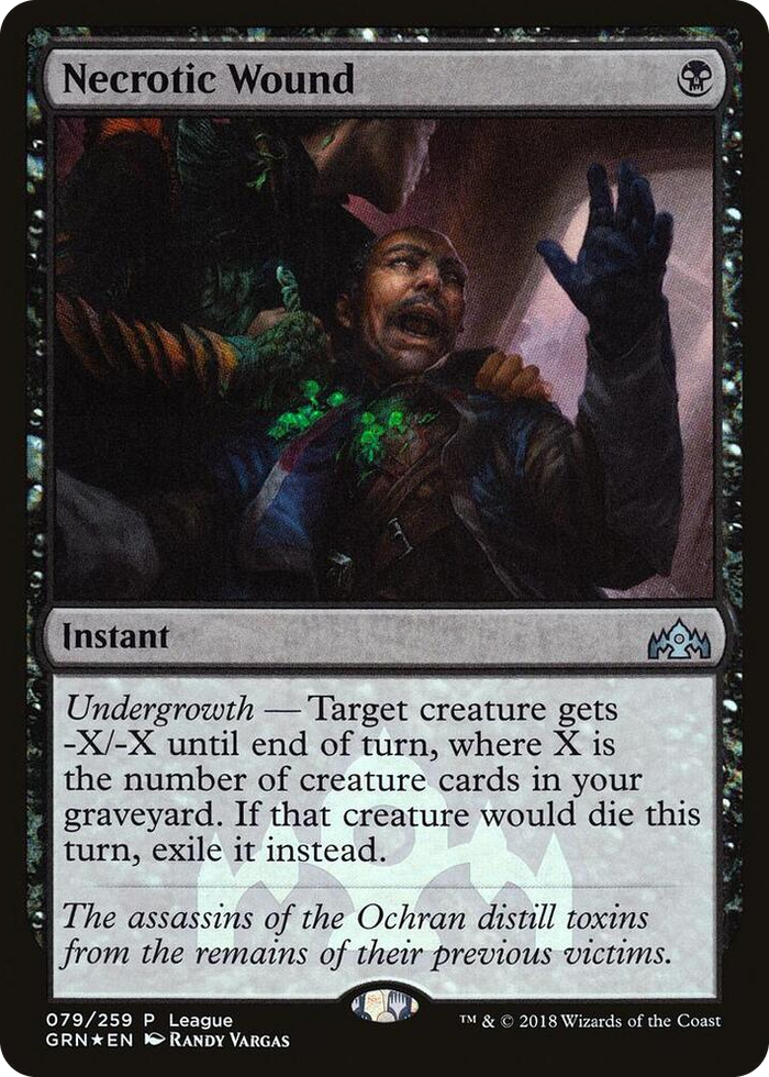 Necrotic Wound #79 P - League Promos Pokemon card