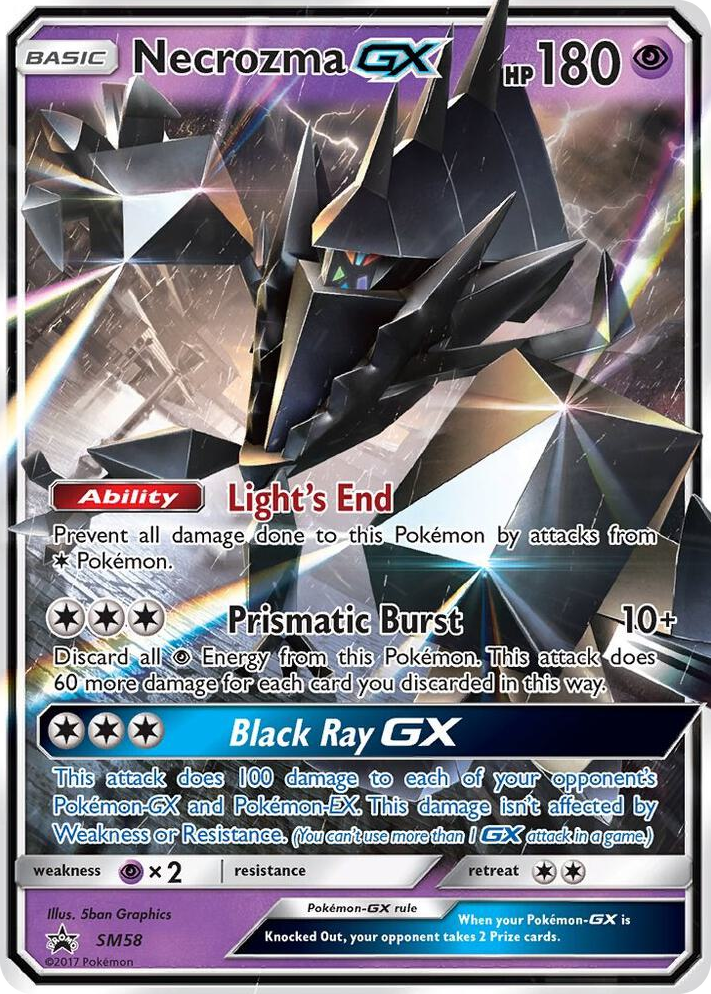 SM058 Necrozma GX - SM58 Promo SM Promos