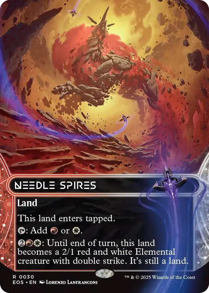0030 Needle Spires (0030) (Borderless) R Edge of Eternities: Stellar Sights