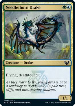 0208 Needlethorn Drake C Strixhaven: School of Mages
