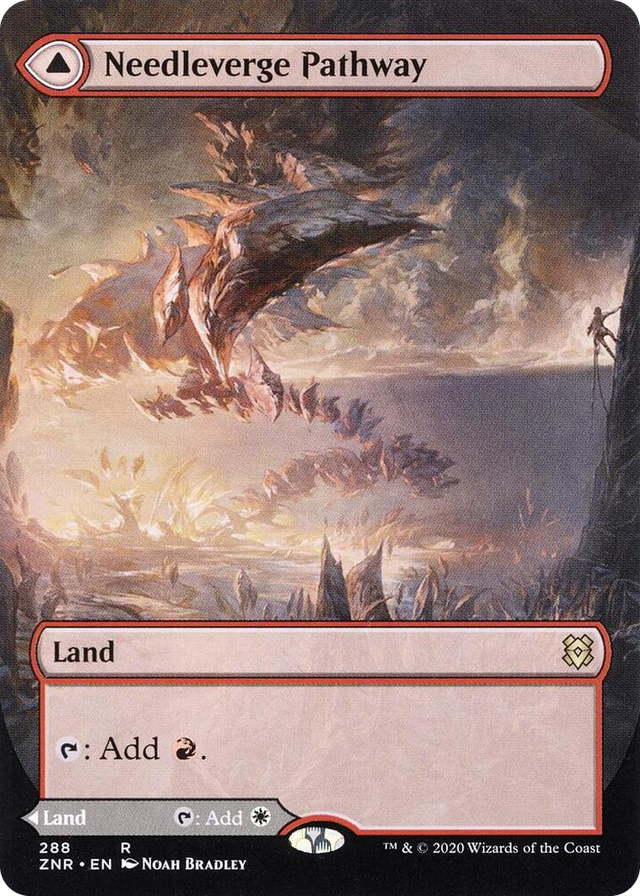 0288 Needleverge Pathway (Borderless) R Zendikar Rising