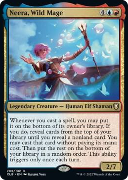 0288 Neera, Wild Mage R Commander Legends: Battle for Baldur's Gate