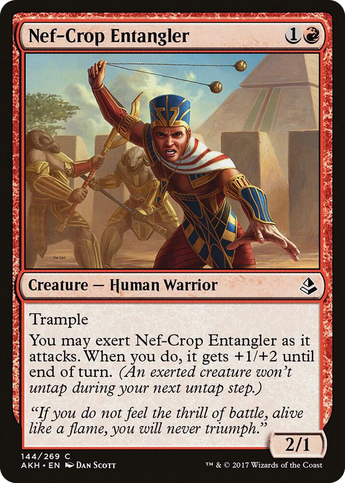Nef-Crop Entangler #144 C - Amonkhet Pokemon card