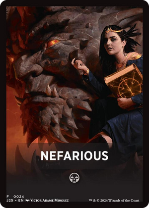 0024 Nefarious Theme Card T Foundations Jumpstart