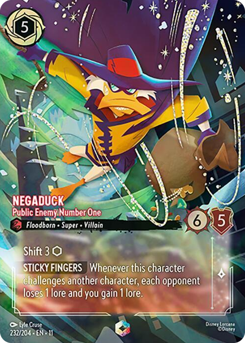0232 Negaduck - Public Enemy Number One (Enchanted) Enchanted Winterspell