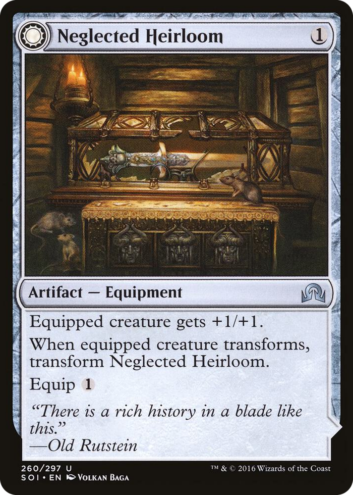 Neglected Heirloom #260 U - Shadows over Innistrad Pokemon card