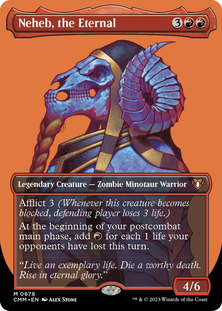 0678 Neheb, the Eternal (Borderless) M Commander Masters