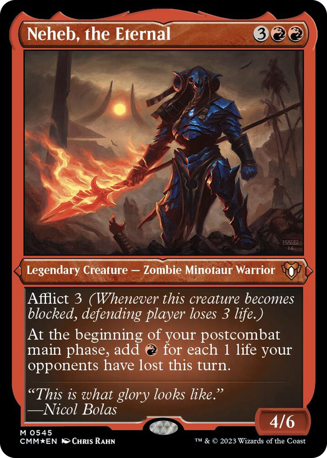 0545 Neheb, the Eternal (Foil Etched) M Commander Masters
