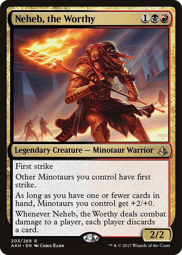 Neheb, the Worthy #203 R - Amonkhet Pokemon card