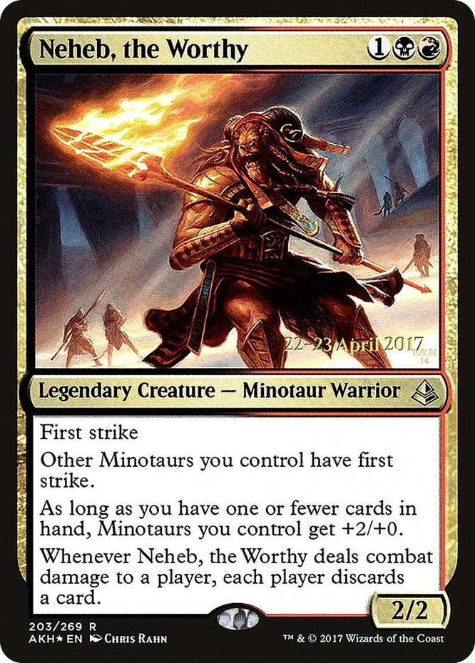 0203 Neheb, the Worthy R Prerelease Cards