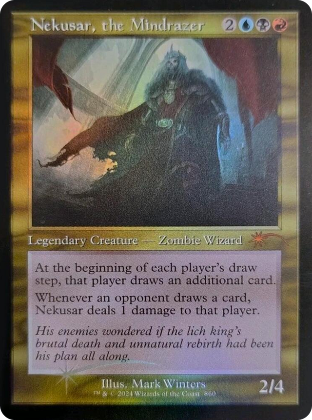 0860 Nekusar, the Mindrazer (Retro Frame) P Secret Lair Drop Series