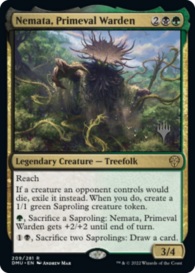 0209 Nemata, Primeval Warden R Promo Pack: Dominaria United