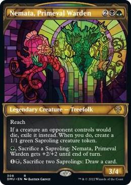0308 Nemata, Primeval Warden (Showcase) R Dominaria United