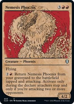 0403 Nemesis Phoenix (Showcase) U Commander Legends: Battle for Baldur's Gate
