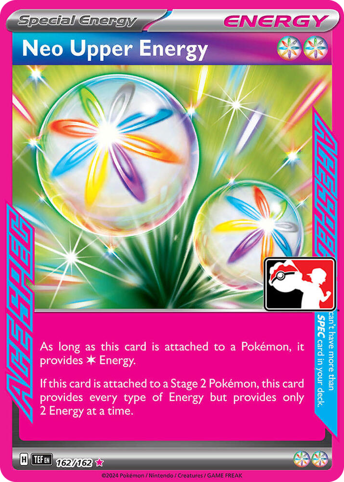 0162 Neo Upper Energy ACE SPEC Rare Prize Pack Series Cards