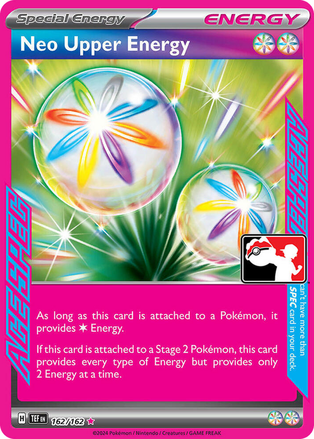 0162 Neo Upper Energy ACE SPEC Rare Prize Pack Series Cards