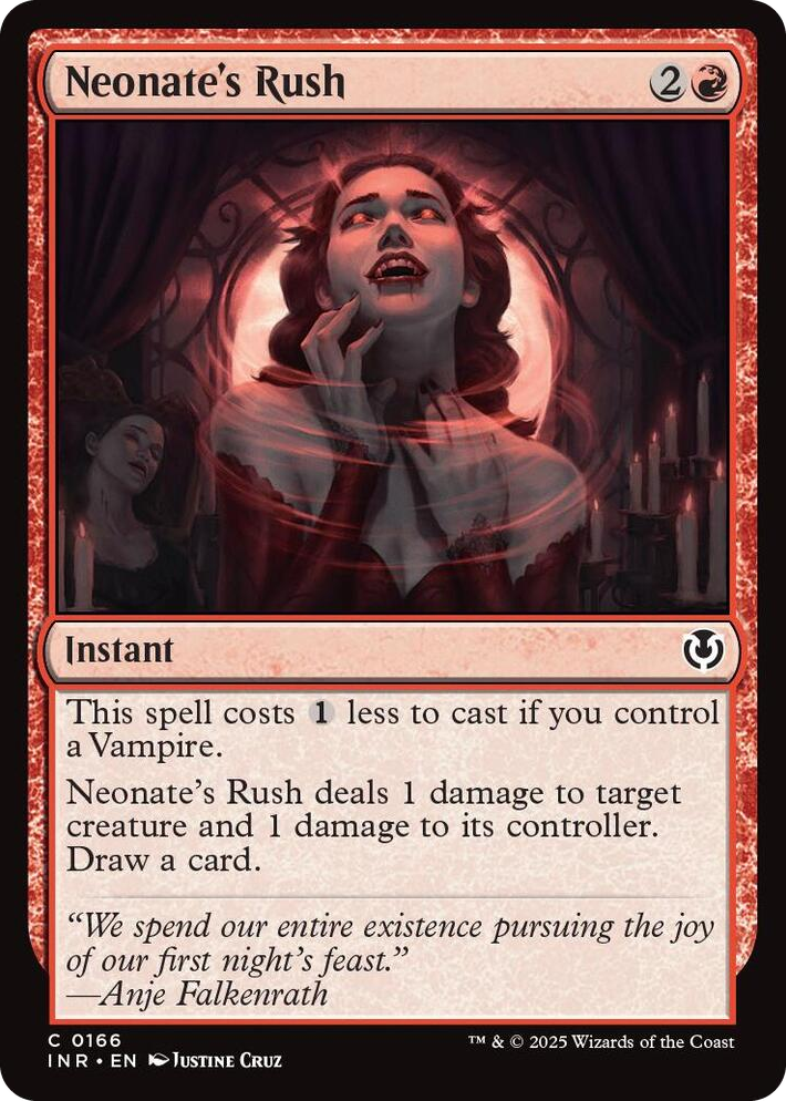 0166 Neonate's Rush C Innistrad Remastered