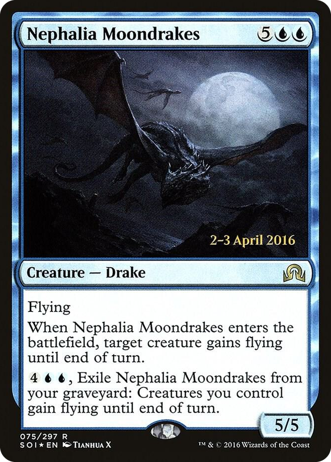 Nephalia Moondrakes #75 R - Prerelease Cards Pokemon card