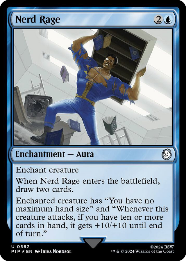 0562 Nerd Rage (Surge Foil) U Universes Beyond: Fallout