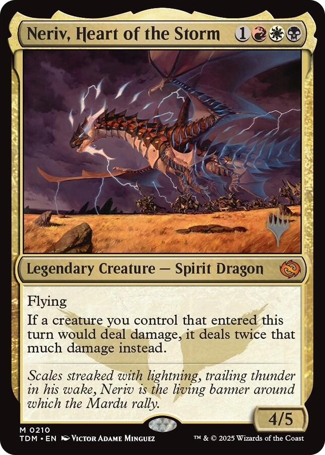 Neriv, Heart of the Storm #210 M - Promo Pack: Tarkir: Dragonstorm Pokemon card