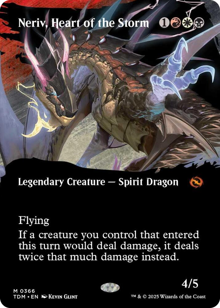 0366 Neriv, Heart of the Storm (Borderless) M Dragonstorm