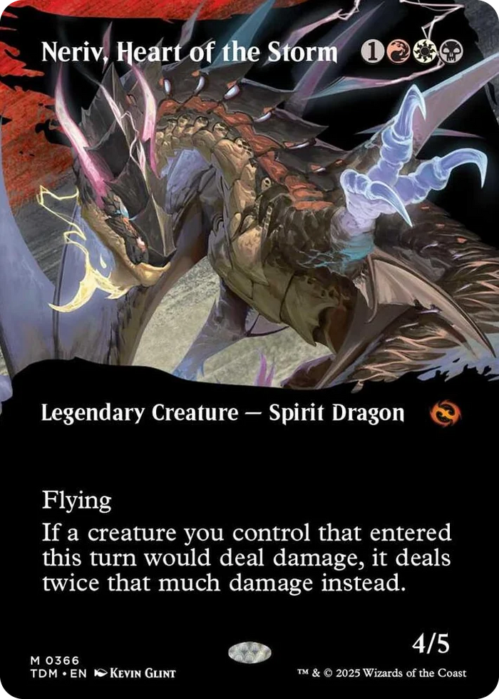 0366 Neriv, Heart of the Storm (Borderless) M Dragonstorm