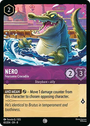 0065 Nero - Fearsome Crocodile Common Reign of Jafar